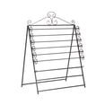 thumbnail image 1 of Southern Enterprises 46.25" Black Contemporary Easel and Wall Mount Craft Storage Rack, 1 of 4