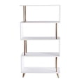 thumbnail image 1 of Southern Enterprises Beckerman Bookcase, Gold, 1 of 12