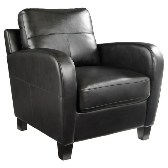 Southern Enterprises Bolivar Faux Leather Lounge Chair