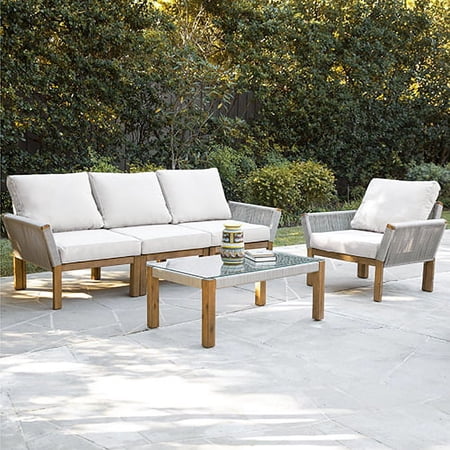 Southern Enterprises Caltaro Outdoor Conversation Set – 4pc