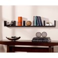 Southern Enterprises Ithaca Floating Shelf, Black
