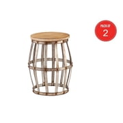 Southern Enterprises Mencino Accent Table Pack of 2
