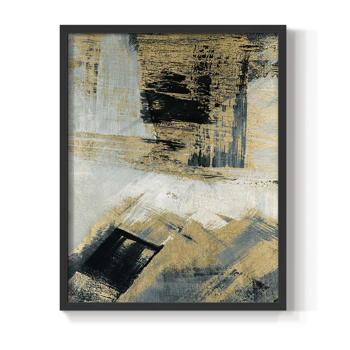 Southern Flow in Black Solid Wood 16 x 20 Framed Print