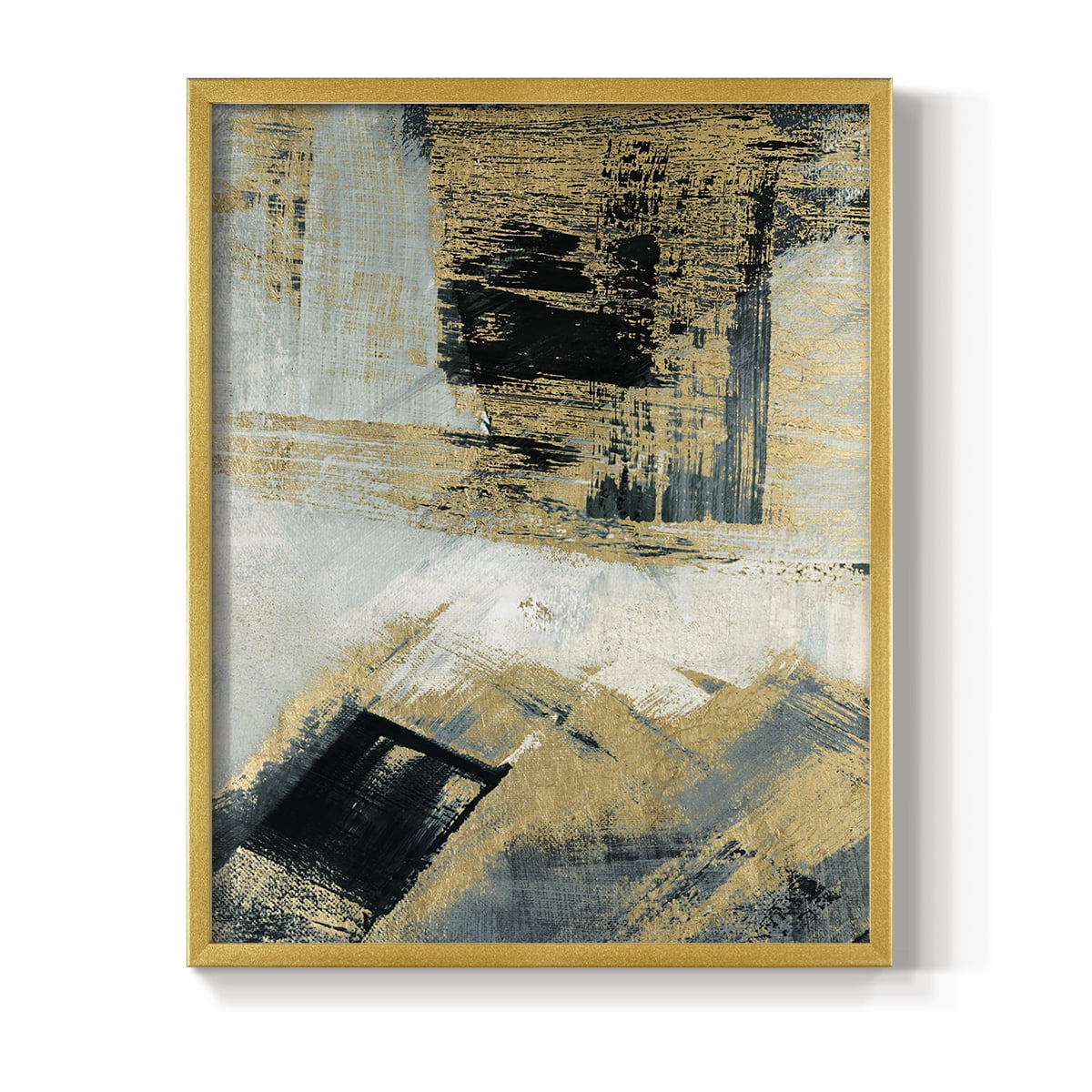 Southern Flow in Gold Solid Wood 8 x 10 Framed Print