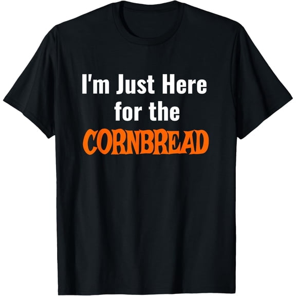 Southern Food T-ShirtFunny Cornbread ShirtPure cotton short-sleeved shirts for both men and women