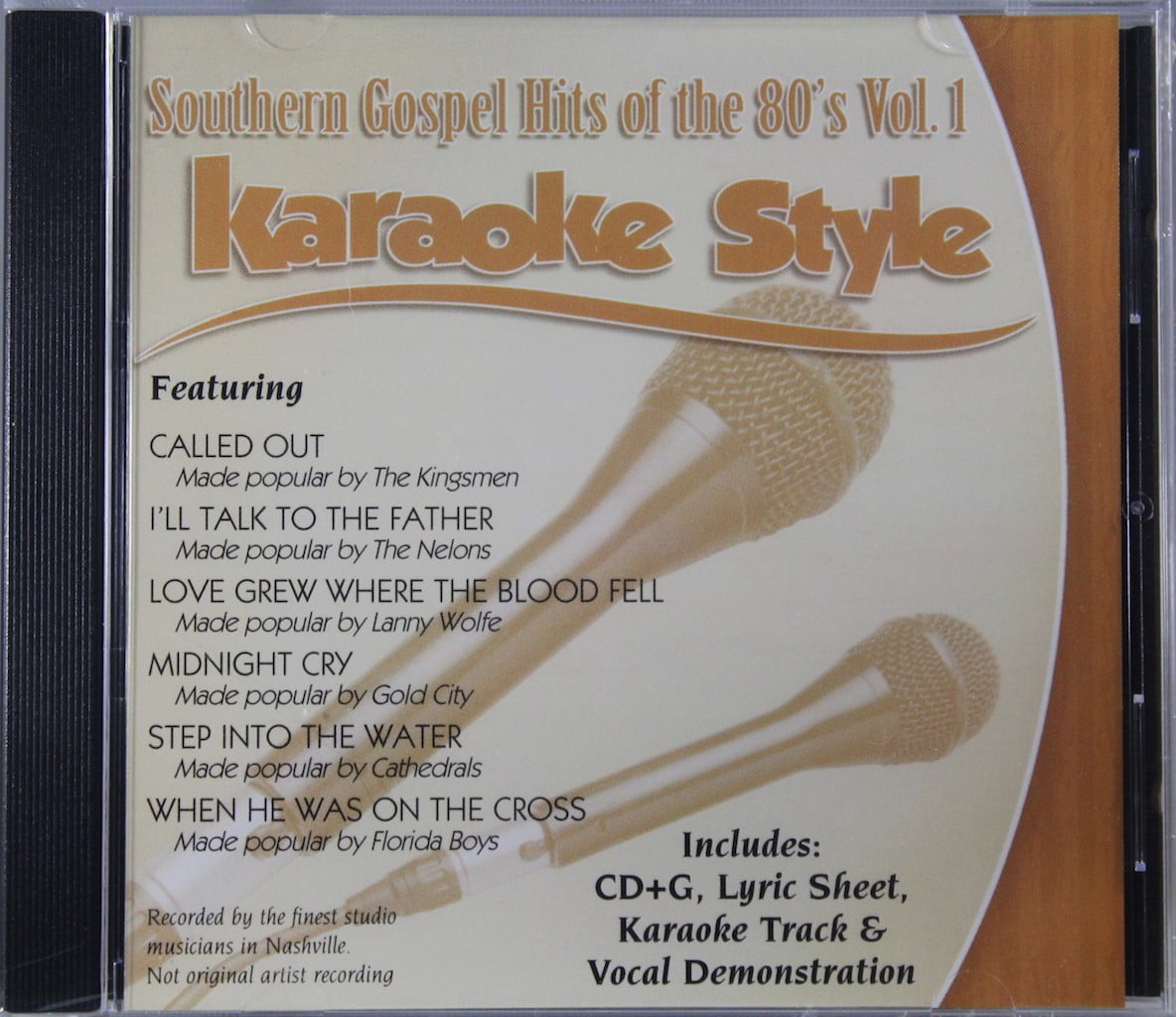 VARIOUS Southern Gospel Hits Of The 80'S, Volume 1, Karaoke Style Cd