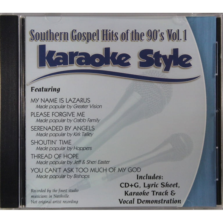 Southern Gospel Hits of the 90s Volume 1 Daywind Christian Karaoke 