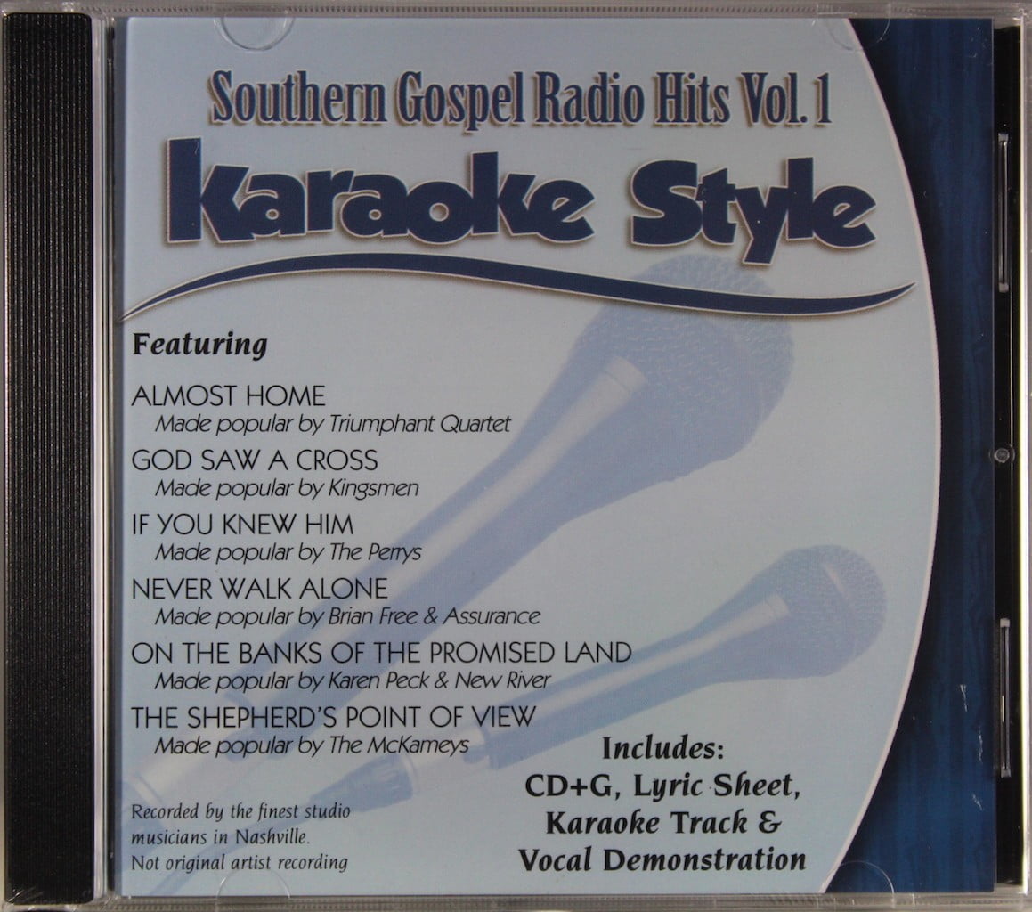Southern Gospel Radio Hits Volume 1 Daywind Christian Karaoke Style NEW CD+G 6 Songs