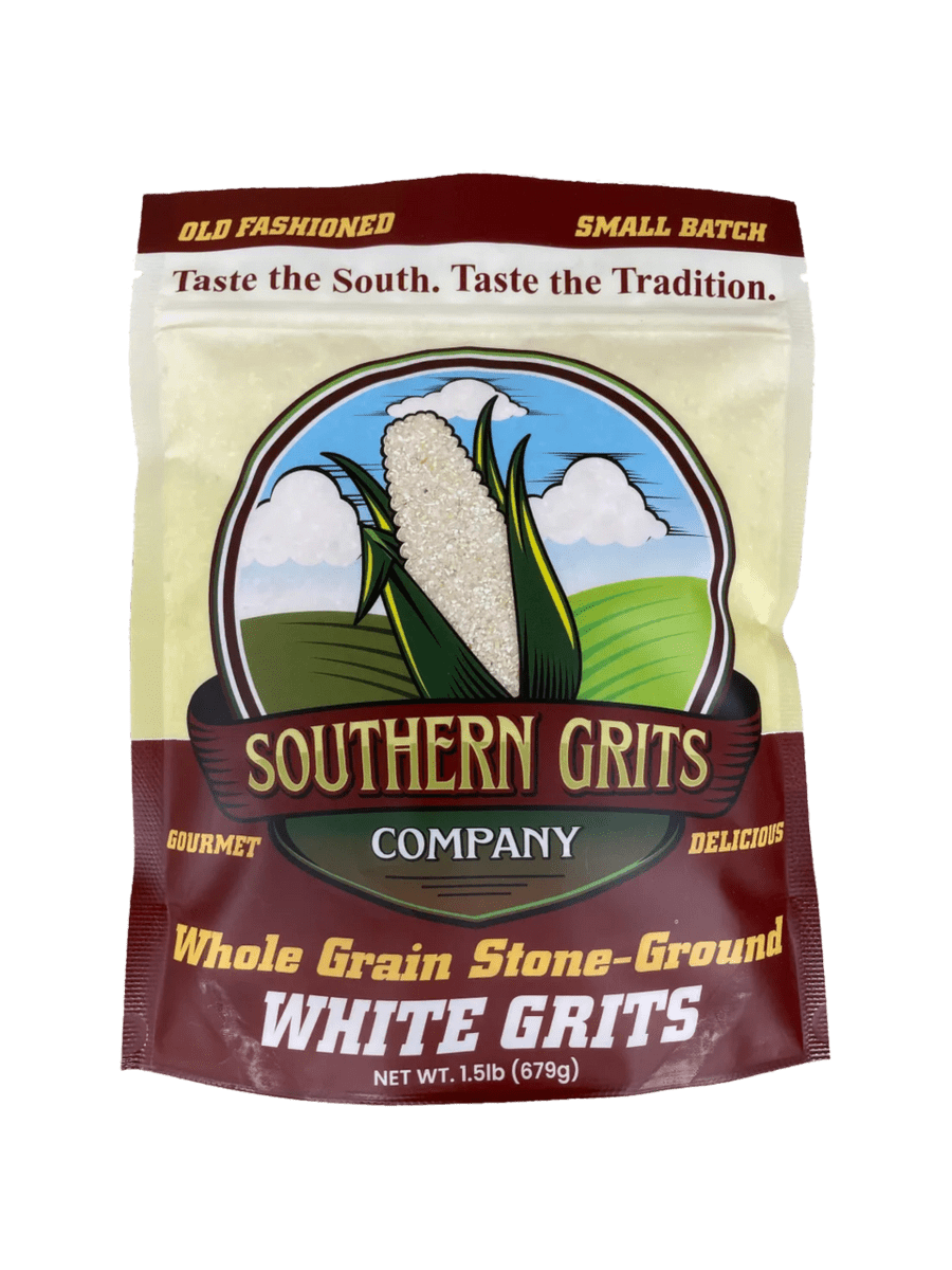 Southern Grits Company Gourmet Stone Ground White Grits 24oz