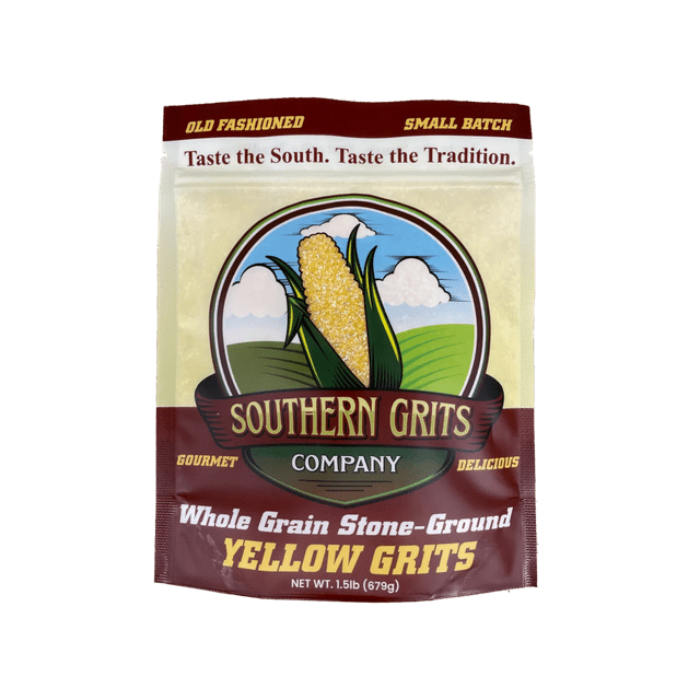 Southern Grits Company Gourmet Stone Ground Yellow Grits 24oz
