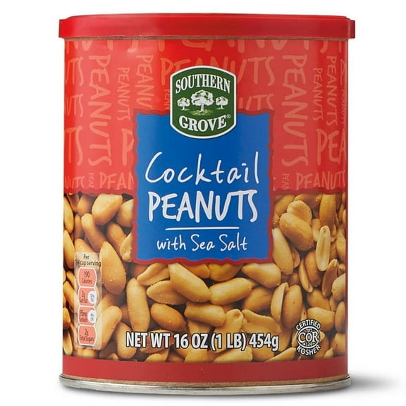 Southern Grove Cocktail Peanuts with Sea Salt, 16 oz