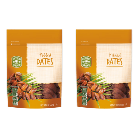 Southern Grove Dates Pitted 8 oz, 2 Pack