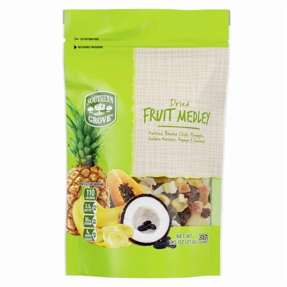Southern Grove Dried Fruit Medley, 7.5 oz - Pack of 2