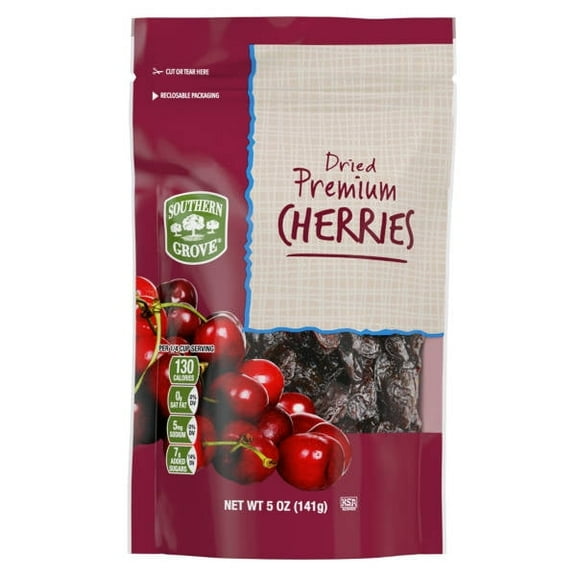 Southern Grove Dried Montmorency Cherries, 5 oz - Pack of 2
