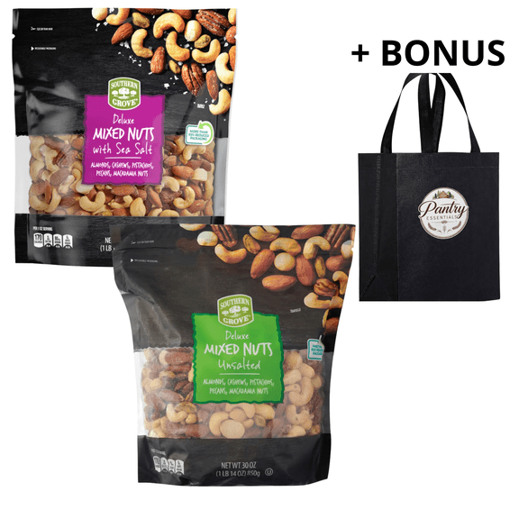 Southern Grove Mixed Nuts Variety 2-Pack 30 oz