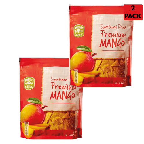 Southern Grove Premium Sweetened Philippine Dried Mango, 2 Pack, 6 oz