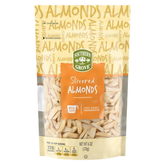 Southern Grove Slivered Almonds, 6 oz - Pack of 2