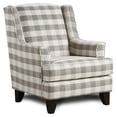 thumbnail image 1 of Southern Home Furnishings Basic Wool Fabric Brock Berber Chair in Cream/Beige, 1 of 9