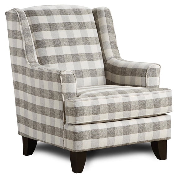 Southern Home Furnishings Basic Wool Fabric Brock Berber Chair in Cream/Beige