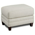 thumbnail image 1 of Southern Home Furnishings Basic Wool Polypropylene Ottoman in Cream, 1 of 4