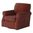 thumbnail image 1 of Southern Home Furnishings Bella Rouge Polyester Swivel Chair in Rouge Red, 1 of 3