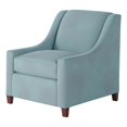 thumbnail image 1 of Southern Home Furnishings Bella Skylight Fabric Accent Chair in Blue Finish, 1 of 2