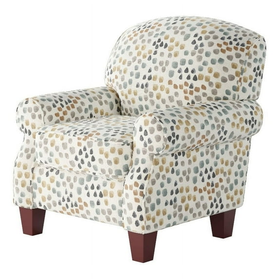 Southern Home Furnishings Cotton Pfeiffer Canyon Accent Chair in Multi-Color