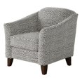 thumbnail image 1 of Southern Home Furnishings Faux Skin Carbon Fabric Accent Chair in Black, 1 of 2