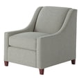thumbnail image 1 of Southern Home Furnishings Invitation Mist Fabric Accent Chair in Light Gray, 1 of 3