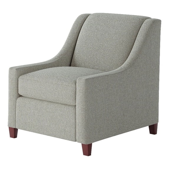 Southern Home Furnishings Invitation Mist Fabric Accent Chair in Light Gray