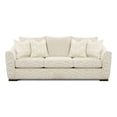 thumbnail image 1 of Southern Home Furnishings Vibrant Vision Oatmeal Polyester Sofa in Beige, 1 of 7