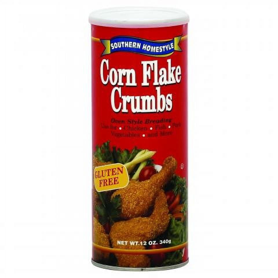 Southern Homestyle Corn Flake Crumbs, Gluten Free, 12 Ounce Cans