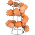 thumbnail image 1 of Southern Homewares Egg Skelter Deluxe Modern Spiraling Dispenser Rack Silver, 1 of 7