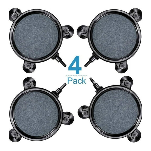 Southern Hydroponics 4-Inch 4 Pack Aquarium Air Bubble Disk Stone Hydroponics Oxygen Aerator