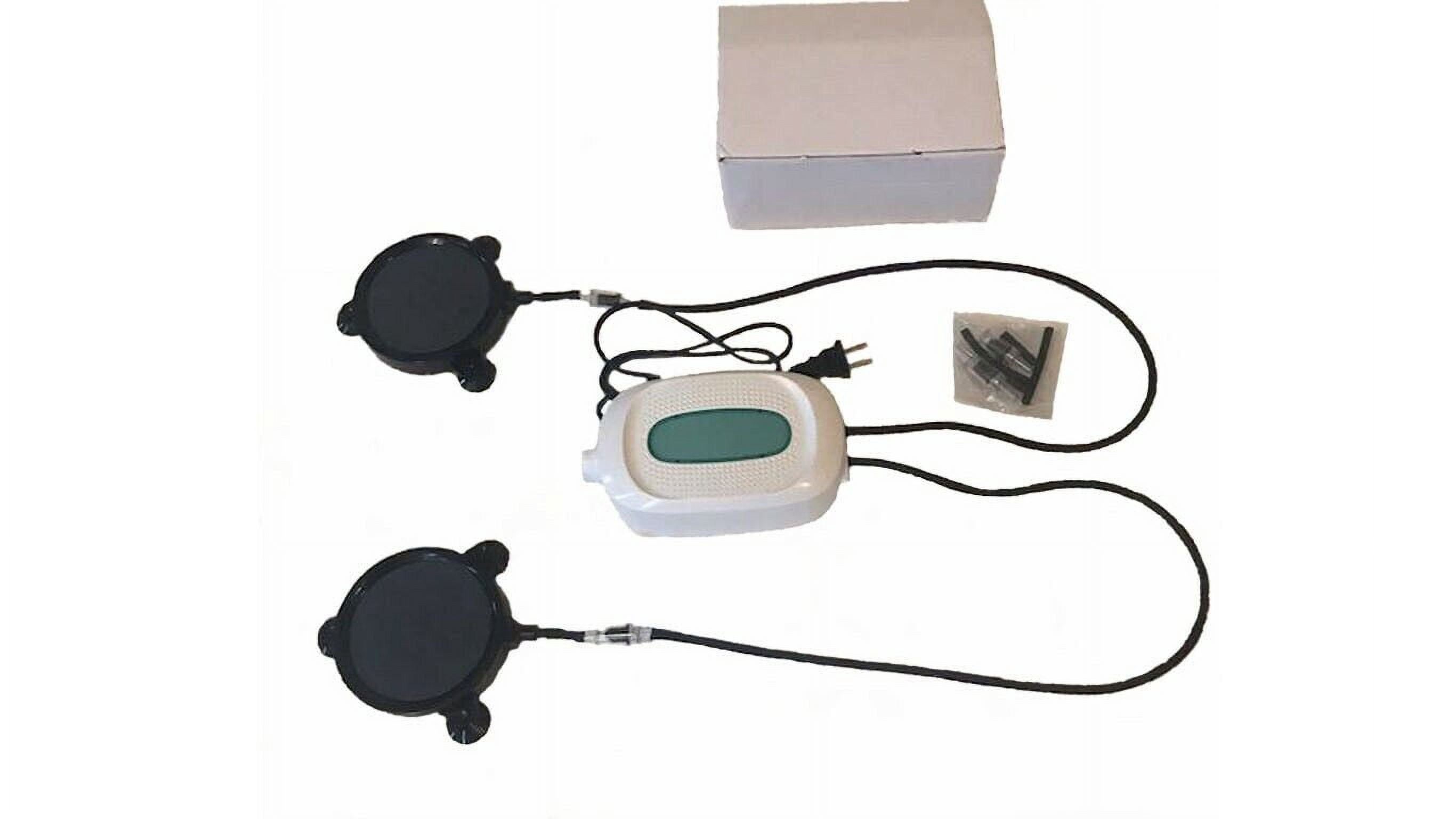 Southern Hydroponics Ultra Quiet Aquarium Air Pump 2 Ports with two 4" Air stones