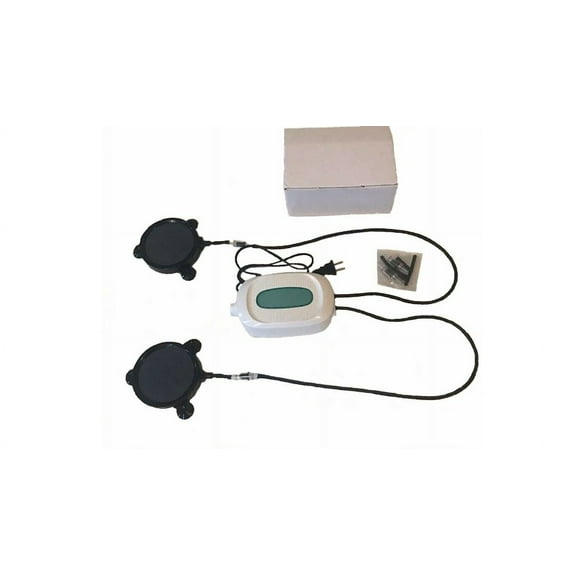 Southern Hydroponics Ultra Quiet Aquarium Air Pump 2 Ports with two 4" Air stones