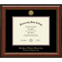 Southern Illinois University Carbondale College of Engineering Diploma Frame, Document Size 11" x 8.5"