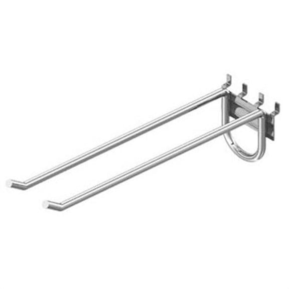 Southern Imperial 12 In. L. Chrome Plated Steel Extra Heavy-Duty Double Peg Hook