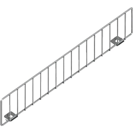 Southern Imperial Wire Fencing R16-3-475-RD - Chrome Finish - 3 In. x 47-1/2 In., Silver