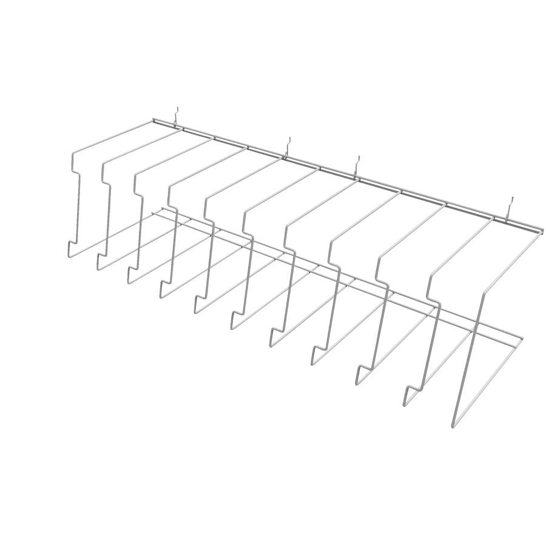 Southern Imperial Metal Window Blind Display Rack - Wire, Cordless - 10 Piece, Silver, 47.5 In. — Indoor & Outdoor Use, NEC-Compliant