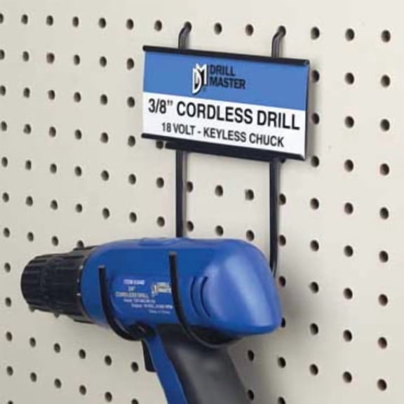 Southern Imperial R-9011321 Cordless Drill Pegboard Hanger Hook, Black