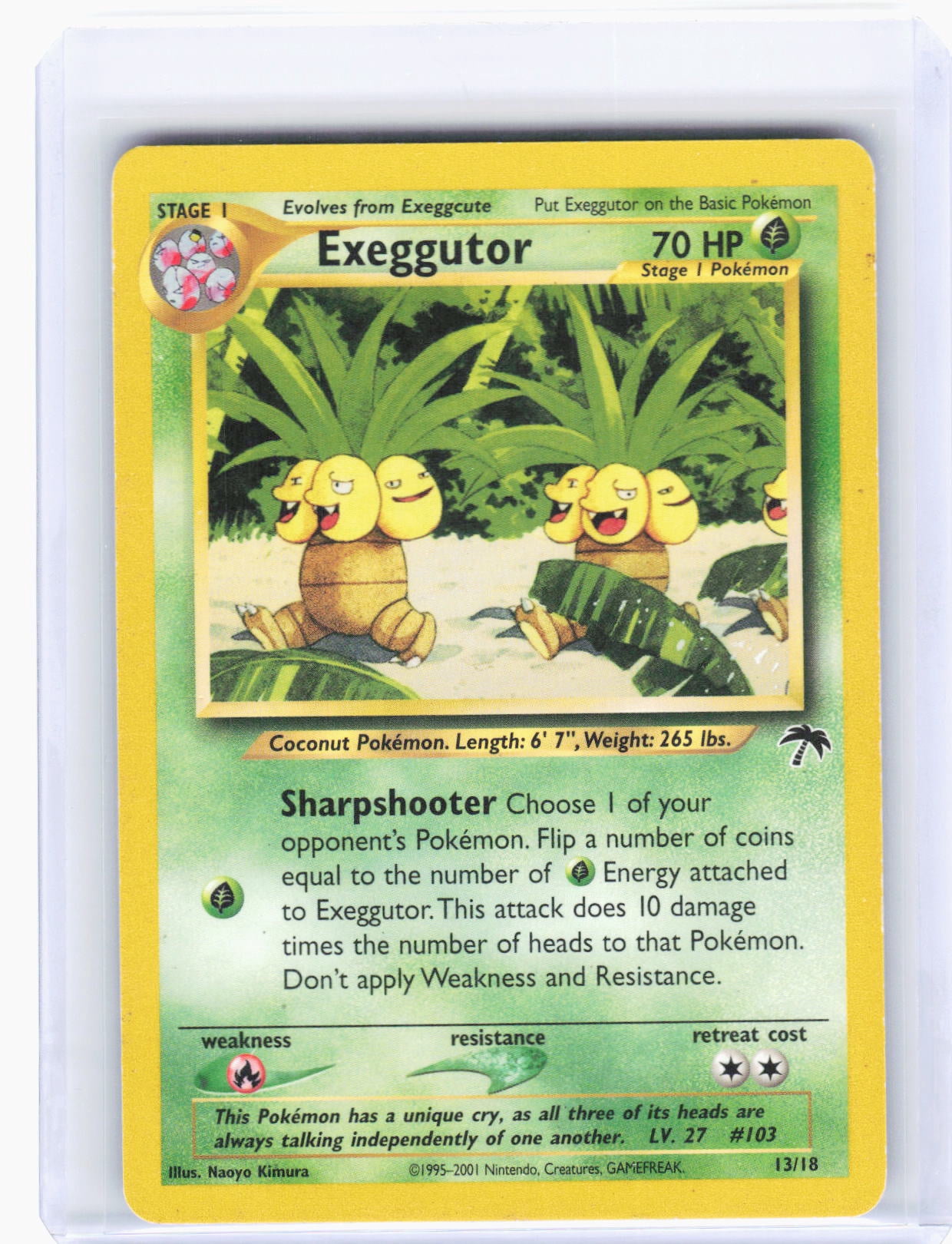 Exeggcute Pokemon Card