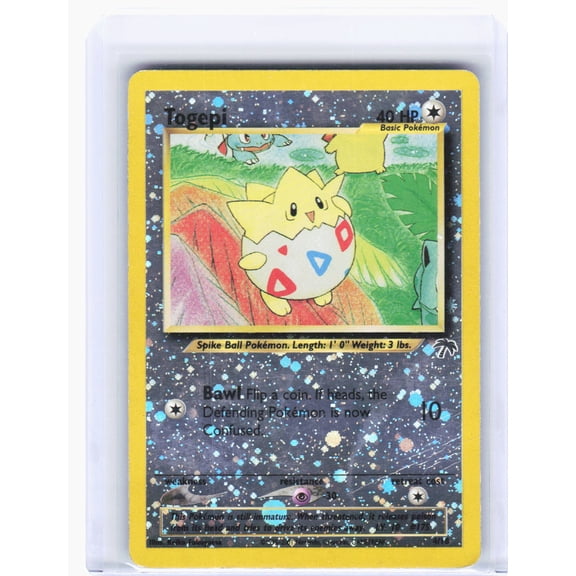 2002 Pokmon Southern Islands Togepi Reverse Holo Rare #4 Trading Card