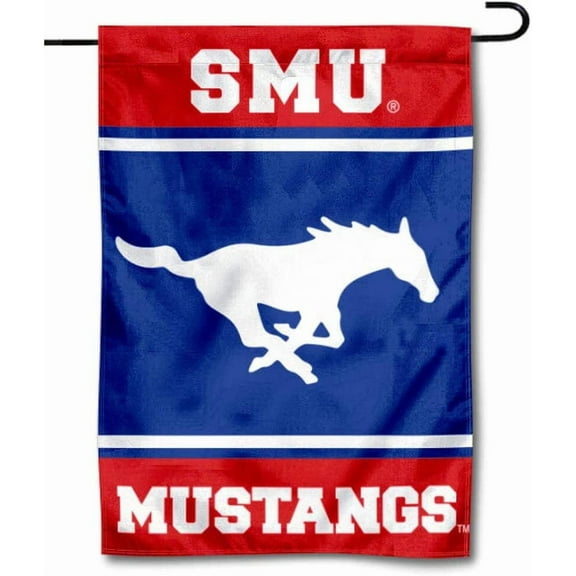 Southern Methodist Mustangs Garden Banner Flag