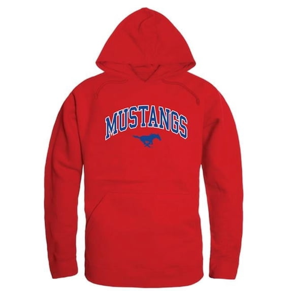 Southern Methodist University Men Campus Hoodie, Red - Medium