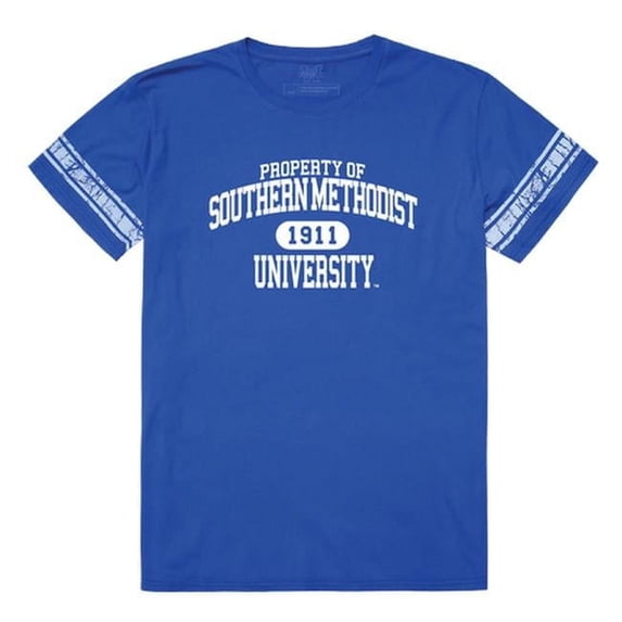 Southern Methodist University Men Property T-Shirt, Royal - Extra Large