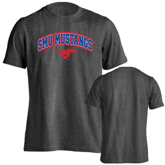 Southern Methodist University Mustangs Classic Arch with Mascot Short Sleeve T-Shirt