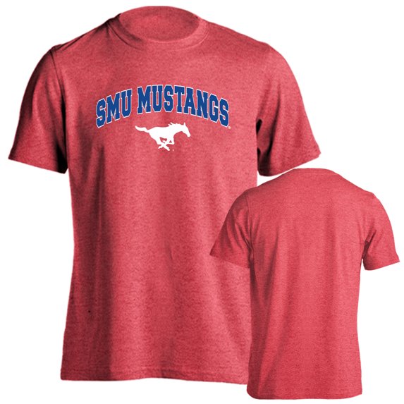 Southern Methodist University Mustangs Classic Arch with Mascot Short Sleeve T-Shirt