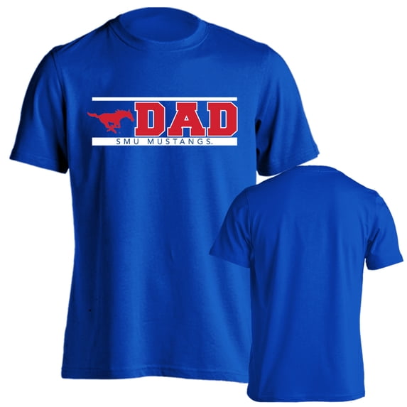 Southern Methodist University Mustangs Dad Proud Parent Short Sleeve T-Shirt