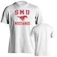 thumbnail image 1 of Southern Methodist University Mustangs Distressed Retro Short Sleeve T-Shirt, 1 of 4